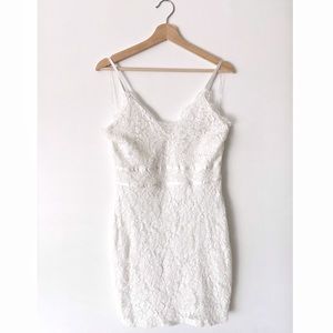White Lace Dress Bachelorette DRESS